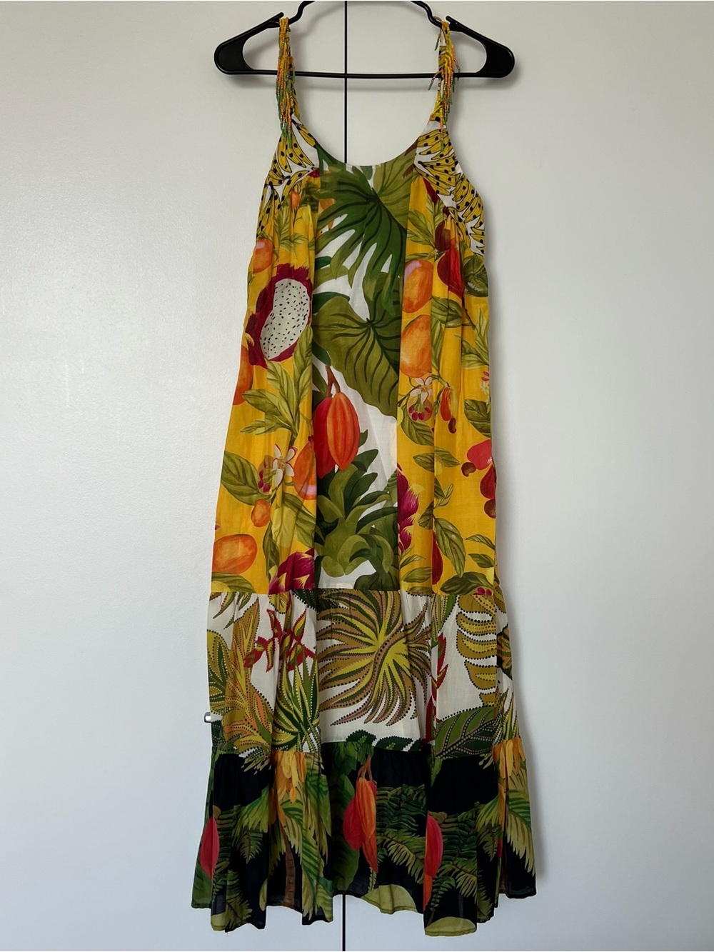 FARM Rio "Mixed Prints Patch" Maxi Dress | Multi | XS - Picture 2 of 4